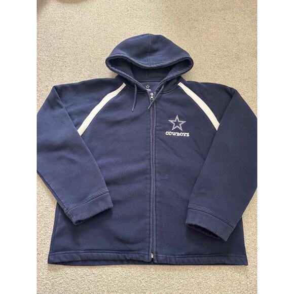 NFL Dallas Cowboys Unisex Zip Up Hoodie Size L - Picture 1 of 4